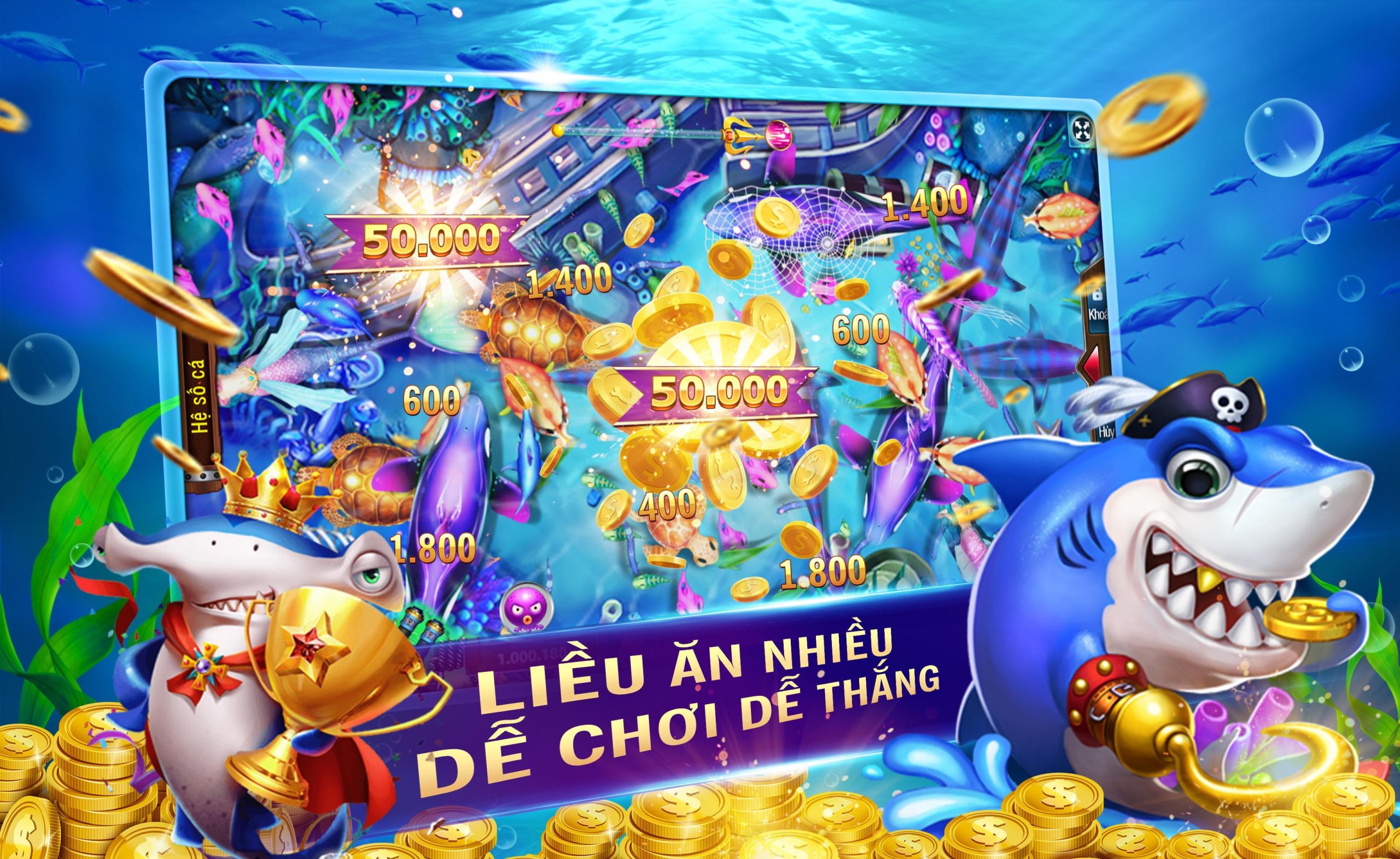 68 game bài Làm giàu không khó tại bắn cá bckt.