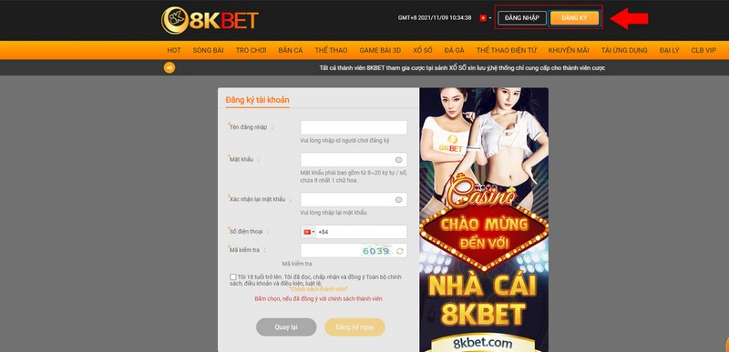 68 game bài Đăng ký tài khoản 8KBET