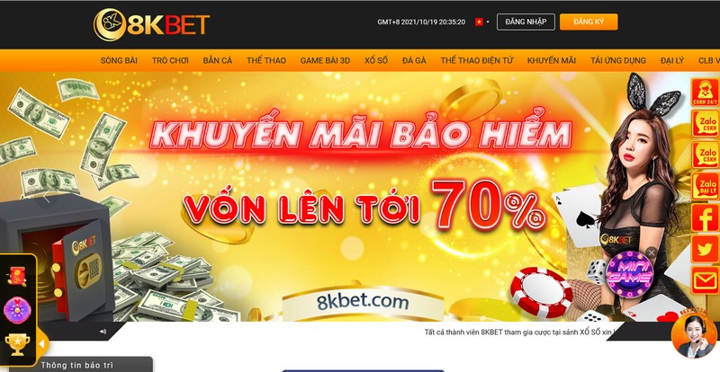 68 game bài Nhà cái 8KBET mang những trải nghiệm cá cược chất lượng