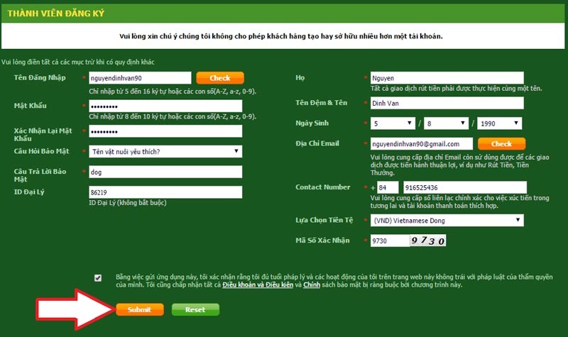 Cách thức tạo tài khoản tại nhà cái HAPPY8 nhanh chóng