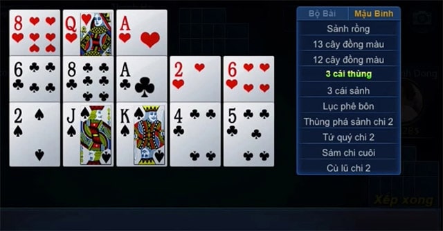 Tư duy xếp bài chính là kỹ thuật chơi Mậu Binh giỏi mà anh em game thủ cần nắm vững