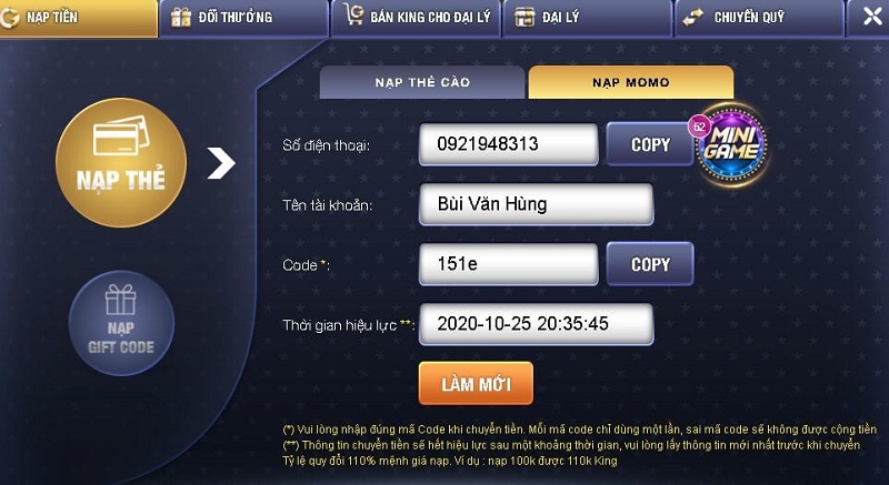 68 game bài Hướng dẫn nạp tiền MaxClub Pro