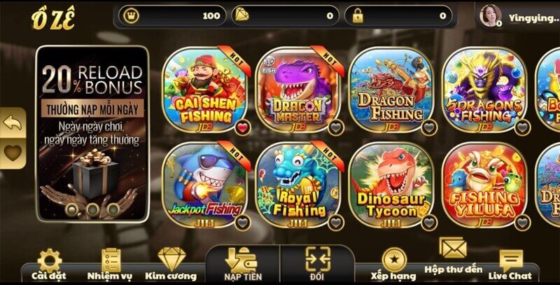 68 game bài Chơi game slot với giá trị tiền thưởng cao ngất ngưởng