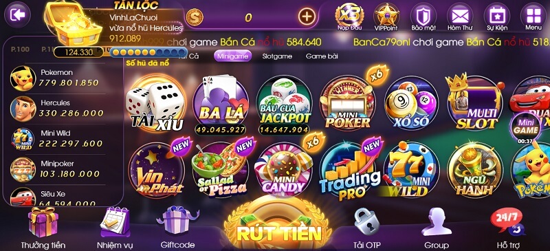 68 game bài Kho game mini tràn ngập sự hấp dẫn và thú vị