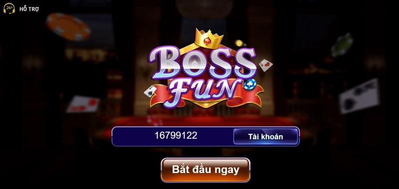 68 game bài Đăng ký tài khoản Bossfun cực nhanh chóng