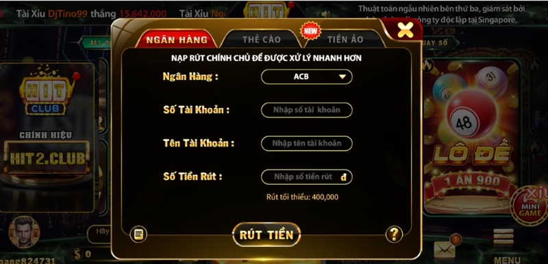 68 game bài Điền thông tin vào biểu mẫu để rút tiền cực nhanh chóng