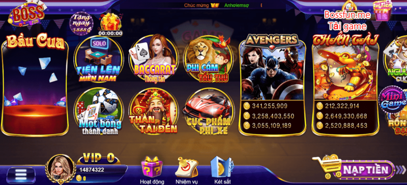 68 game bài Trải nghiệm slot game đỉnh cao chỉ có tại Bossfun