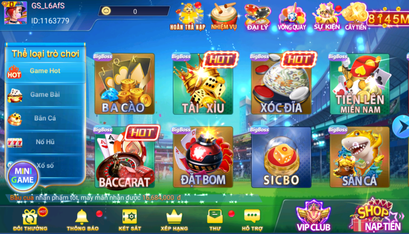 68 game bài Cổng game tổng hợp nhiều game hay và hot nhất trên thị trường