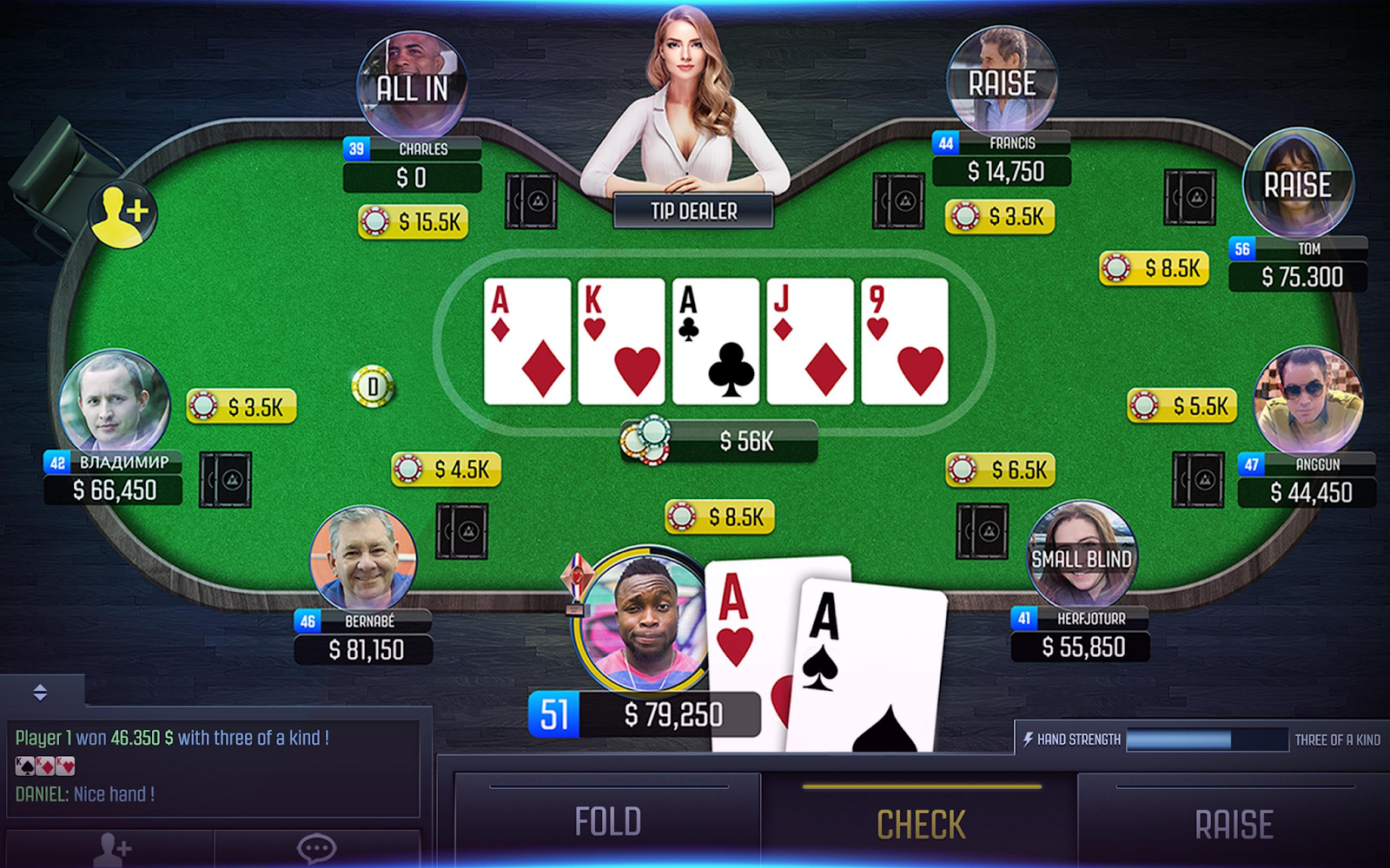 68 game bài Một kinh nghiệm chơi poker mà bạn nên ghi nhớ là mạnh dạn bỏ bài nếu tỉ lệ chiến thắng thấp