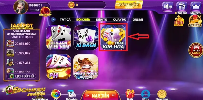 68 game bài Bạn tìm chọn trách kim hoa 68 game bài ở ngay giao diện